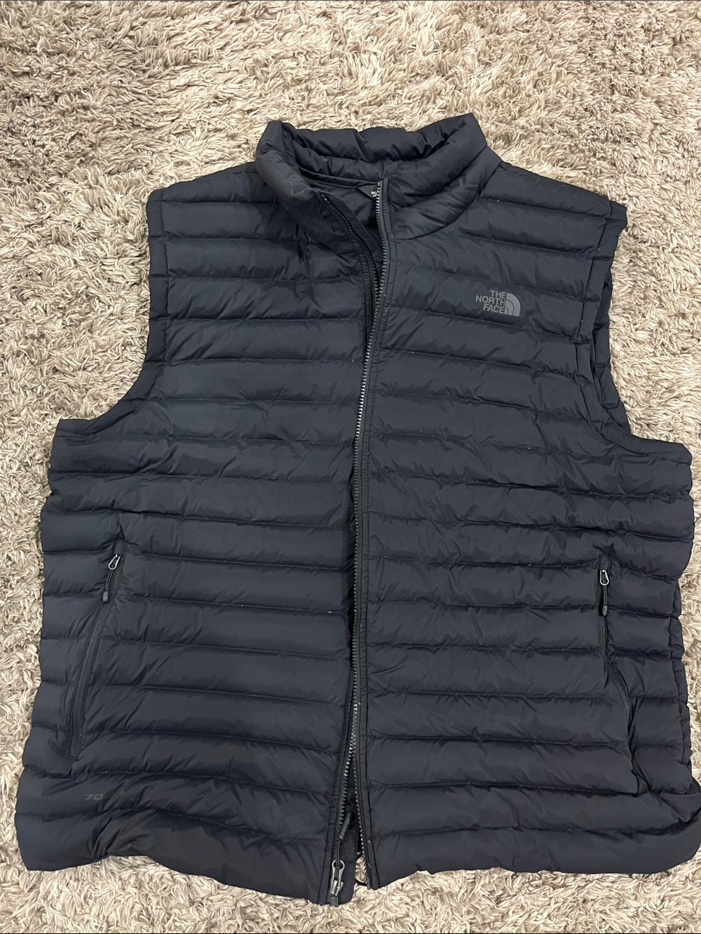 The North Face Black Quilted Down Puffer Vest